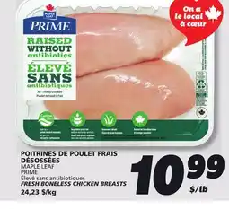 IGA FRESH BONELESS CHICKEN BREASTS offer