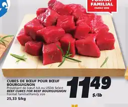 IGA BEEF CUBES FOR BEEF BOURGUIGNON offer