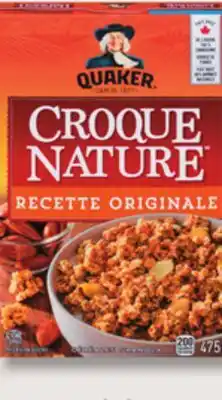 IGA QUAKER CEREAL OR OATMEAL offer