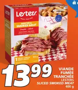 IGA LESTERS SLICED SMOKED MEAT offer