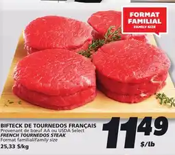 IGA FRENCH TOURNEDOS STEAK offer