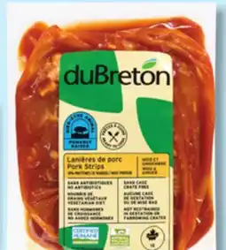 IGA DU BRETON FRESH PORK STRIPS offer