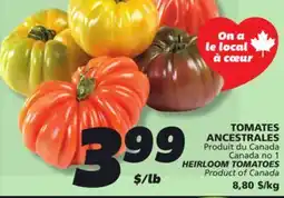 IGA HEIRLOOM TOMATOES offer