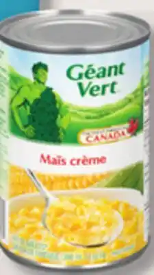 IGA GÉANT VERT VEGETABLES, LEGUMES OR TENDER PEAS offer
