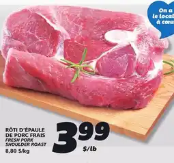 IGA FRESH PORK SHOULDER ROAST offer