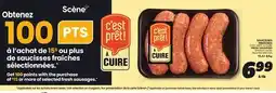 IGA C'EST PRÊT! À CUIRE FRESH SAUSAGES offer