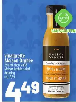 Metro VINAIGRETTE MAISON ORPHÉE | MAISON ORPHÉE SALAD DRESSING offer