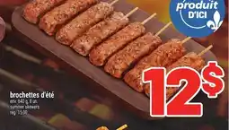 Metro BROCHETTES D'ÉTÉ | SUMMER SKEWERS offer