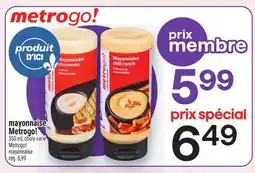 Metro MAYONNAISE METROGO! | METROGO! MAYONNAISE offer