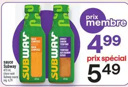 Metro SAUCE SUBWAY | SUBWAY SAUCE offer