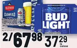 Metro BIÈRE LABATT BUD LIGHT, SLEEMAN CLEAR 2.0 | BEER offer