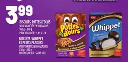 Metro BISCUITS PATTES D'OURS | BISCUITS WHIPPET ET PETITS PLAISIRS offer