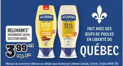Metro HELLMANN'S MAYONNAISE offer