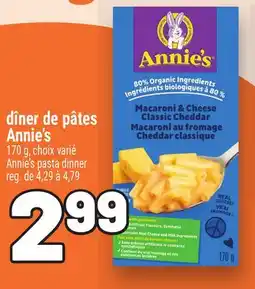 Metro DÎNER DE PÂTES ANNIE'S | ANNIE'S PASTA DINNER offer
