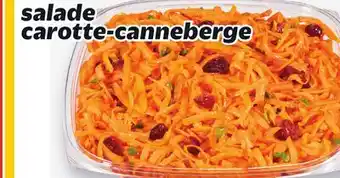 Metro SALADE CAROTTE-CANNEBERGE offer