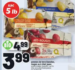 Metro POMMES DE TERRE BLANCHES, ROUGES OU À CHAIR JAUNE | WHITE, RED OR YELLOW FLESHED POTATOES offer