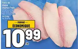 Metro FILETS DE TILAPIA CHARNUS FRAIS | FRESH MEATY TILAPIA FILLETS offer
