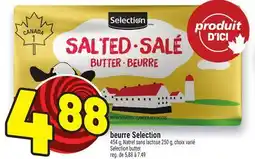 Metro BEURRE SELECTION | SELECTION BUTTER offer