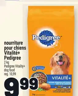 Metro NOURRITURE POUR CHIENS VITALITÉ+ PEDIGREE | PEDIGREE VITALITY+ DOG FOOD offer