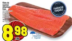 Metro FILETS DE SAUMON ATLANTIQUE FRAIS | FRESH ATLANTIC SALMON FILLETS offer