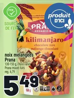 Metro NOIX MÉLANGÉES PRANA | PRANA MIXED NUTS offer