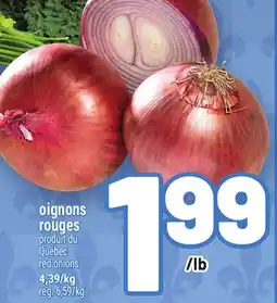 Metro OIGNONS ROUGES | RED ONIONS offer