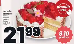 Metro SHORTCAKE AUX FRAISES | STRAWBERRY SHORTCAKE offer