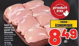 Metro HAUTS DE CUISSES DE POULET FRAIS DÉSOSSÉS | FRESH BONELESS CHICKEN THIGHS offer