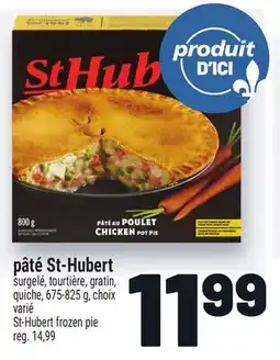 Metro PÂTÉ ST‑HUBERT | ST-HUBERT FROZEN PIE offer