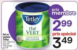 Metro THÉ EN SACHETS TETLEY | TETLEY TEA BAGS offer