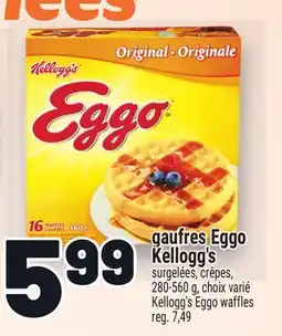 Metro GAUFRES EGGO KELLOGG'S | KELLOGG'S EGGO WAFFLES offer