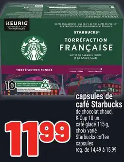 Metro CAPSULES DE CAFÉ STARBUCKS | STARBUCKS COFFEE CAPSULES offer