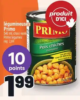 Metro LÉGUMINEUSES PRIMO | PRIMO LEGUMES offer