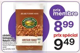 Metro CÉRÉALES BIOLOGIQUES NATURE'S PATH | NATURE'S PATH ORGANIC CEREAL offer