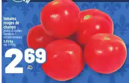 Metro TOMATES ROUGES DE CHAMPS | RED FIELD TOMATOES offer