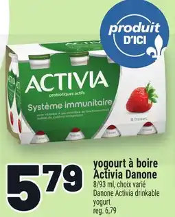 Metro YOGOURT À BOIRE ACTIVIA DANONE | DANONE ACTIVIA DRINKABLE YOGURT offer