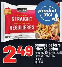 Metro POMMES DE TERRE FRITES SELECTION | SELECTION FRENCH FRIED POTATOES offer