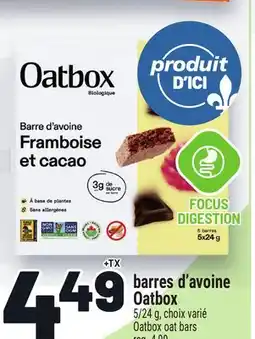 Metro BARRES D'AVOINE OATBOX | OATBOX OAT BARS offer