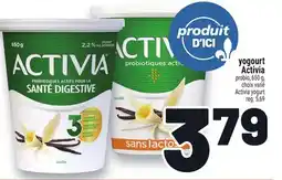 Metro YOGOURT ACTIVIA | ACTIVIA YOGURT offer