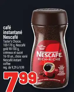 Metro CAFÉ INSTANTANÉ NESCAFÉ | NESCAFÉ INSTANT COFFEE offer
