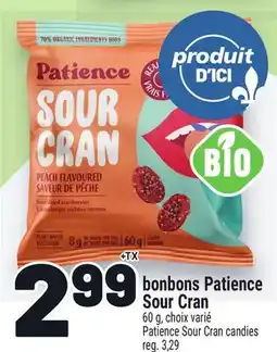 Metro BONBONS PATIENCE SOUR CRAN | PATIENCE SOUR CRAN CANDIES offer