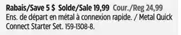 Canadian Tire Metal Quick Connect Starter Set offer