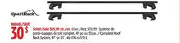 Canadian Tire SportRack Complete Roof Rack System, 47˝ or 53˝ offer