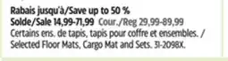 Canadian Tire WeatherTech Selected Floor Mats, Cargo Mat and Sets offer