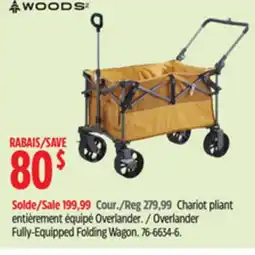 Canadian Tire Overlander Fully-Equipped Folding Wagon offer