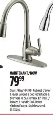 Canadian Tire Danze Terrazo 1-Handle Pull-Down Kitchen Faucet offer