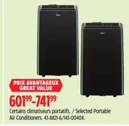 Canadian Tire Midea Selected Portable Air Conditioners offer