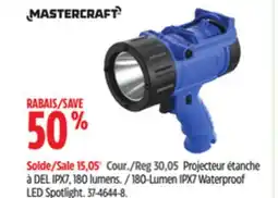 Canadian Tire Mastercraft 80-Lumen IPX7 Waterproof LED Spotlight offer