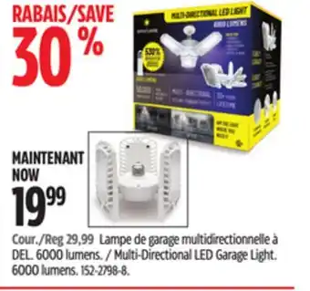 Canadian Tire Multi-Directional LED Garage Light offer