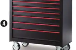 Canadian Tire Mastercraft 36˝ 7-Drawer Cabinet. Up to 1100-lb caster capacity offer